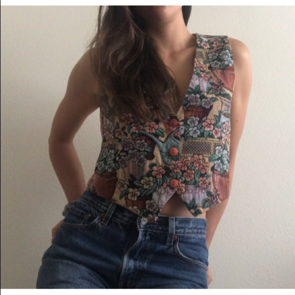 Floral Vest Top